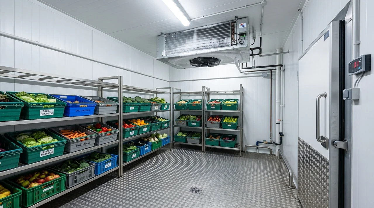 Chiller Cold Rooms for Food & Pharmaceuticals with PIR Panels - FANEX