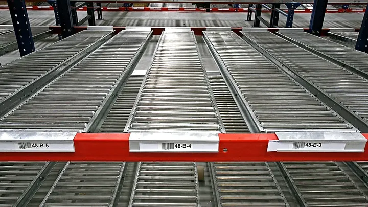 Push-Back and Double-Deep Dynamic Gravity Racking - FANEX