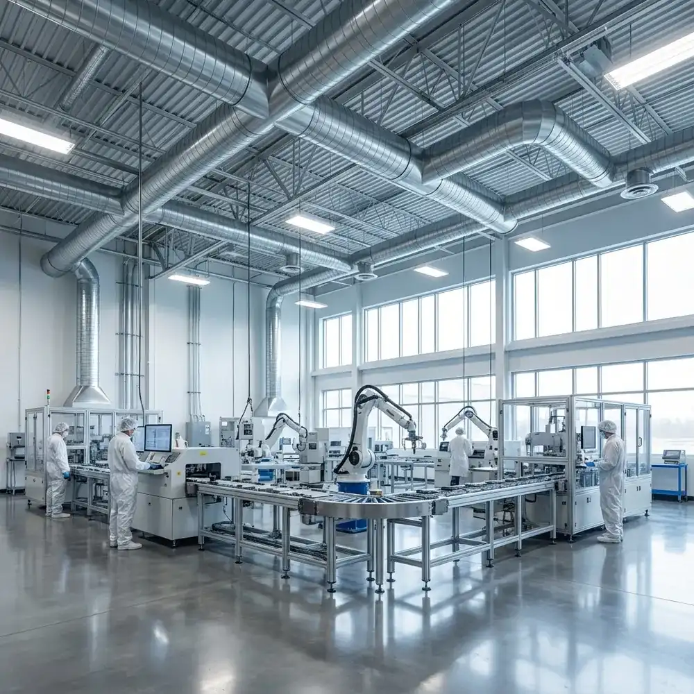 engineered Industrial Plant HVAC & Manufacturing Ventilation - FANEX KSA
