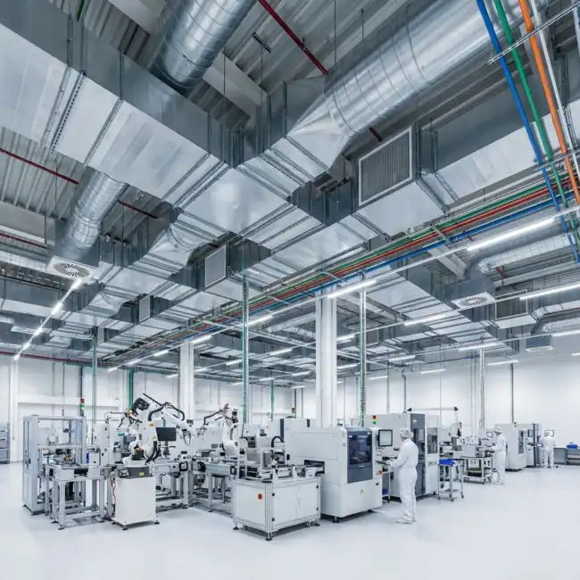 Industrial Factory HVAC & Mechanical Ventilation Systems - FANEX Contracting